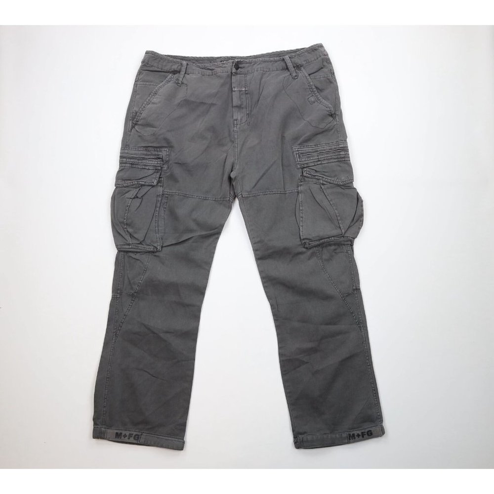 NOS Vtg 90s Marithe Francois Girbaud Mens 44x32 Regular Fit Strap Cargo Pants